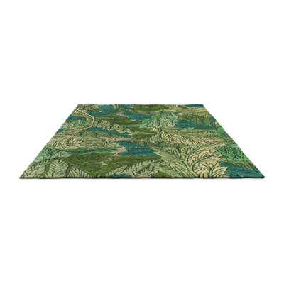 Acanthus Hand Tufted Floral Area Rug