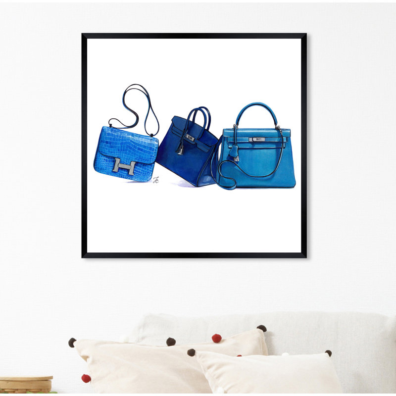 «Damilola Doll Memories Blue Shades», impression, H 22 po x l 22 po x P 0,5 po, Cadre photo