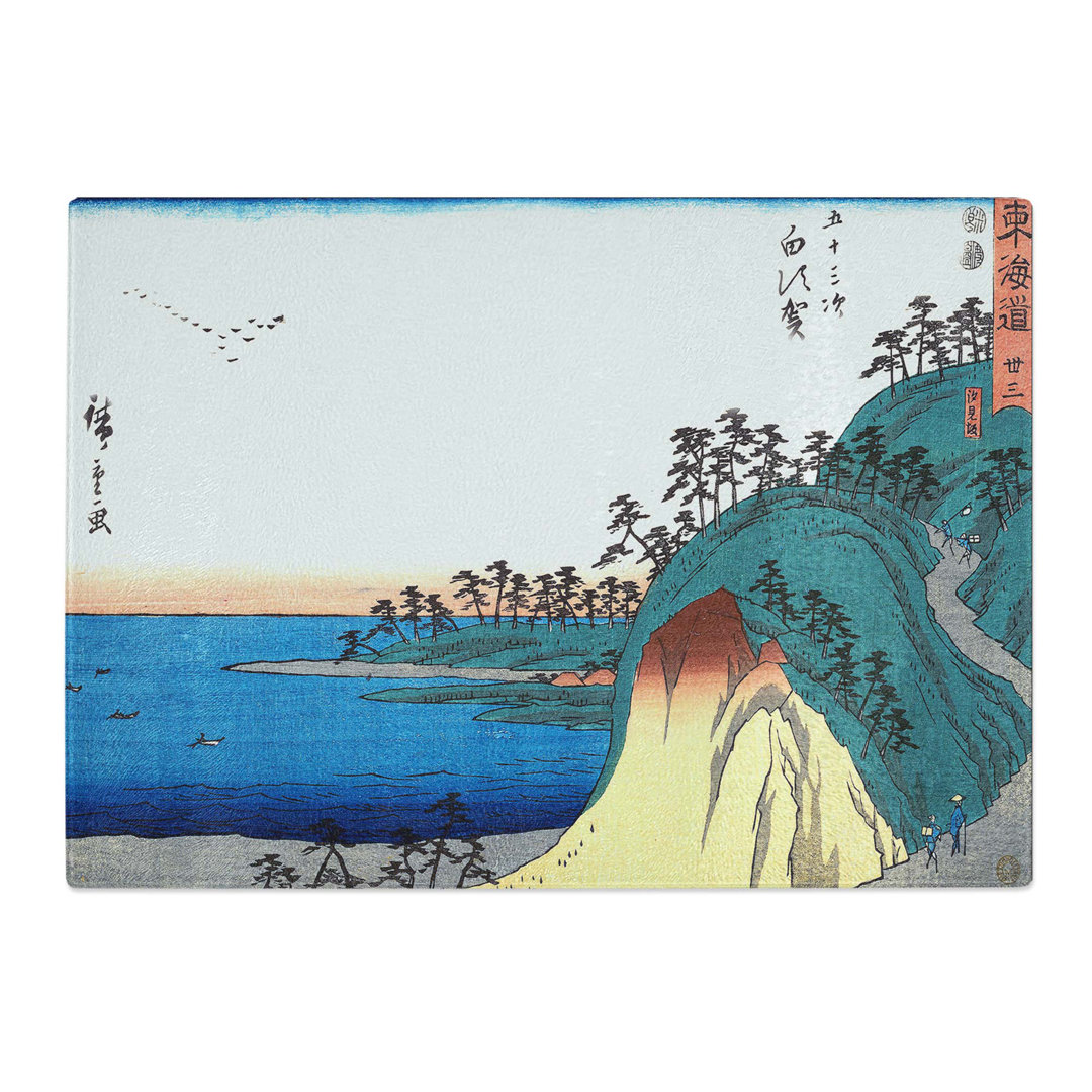 Tempered Glass Shirasuke by Utagawa Hiroshige Chopping Board