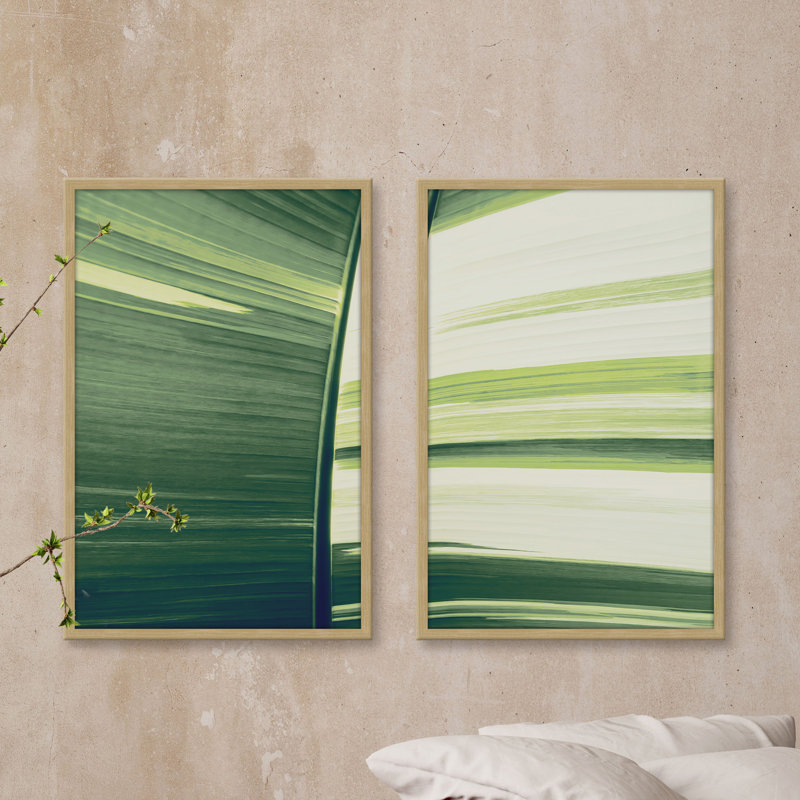 « santa monica diptych »-cadre photo, impression sur papier, H 30 po x l 20 po x L 1,5 po, Encadré naturel