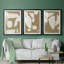 Abstract Chunky I - Art abstrait moderne, encadré sous verre, lot de 3, décoration murale moderne pour salon-69981464-69981466