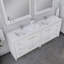 Ensemble de meuble-lavabo double 84 po Feike-332620879
