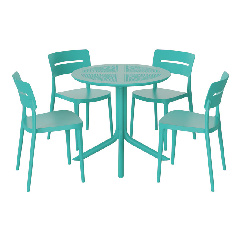 Ensemble repas extérieur pour 4 personnes, Sarcelle