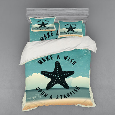Starfish Coastal Duvet Cover
