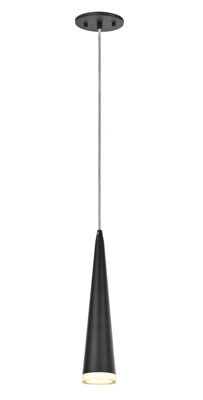 Luminaire suspendu 1 lumière à cône simple
