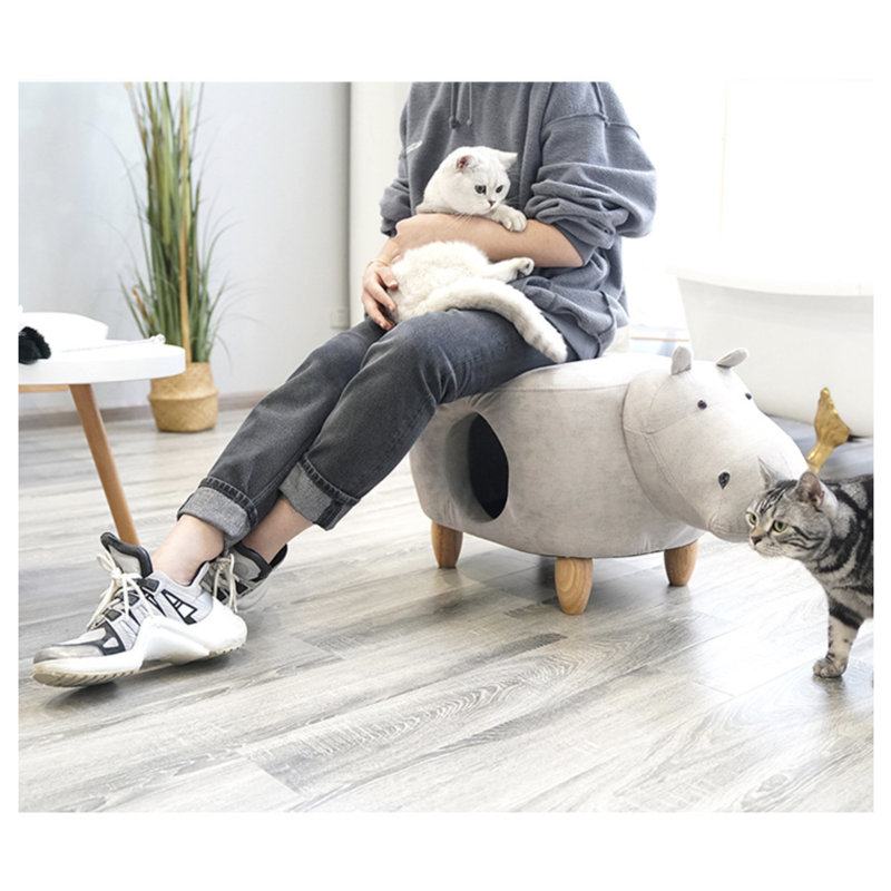 Banc et tabouret rembourrés en cuir Asmi
