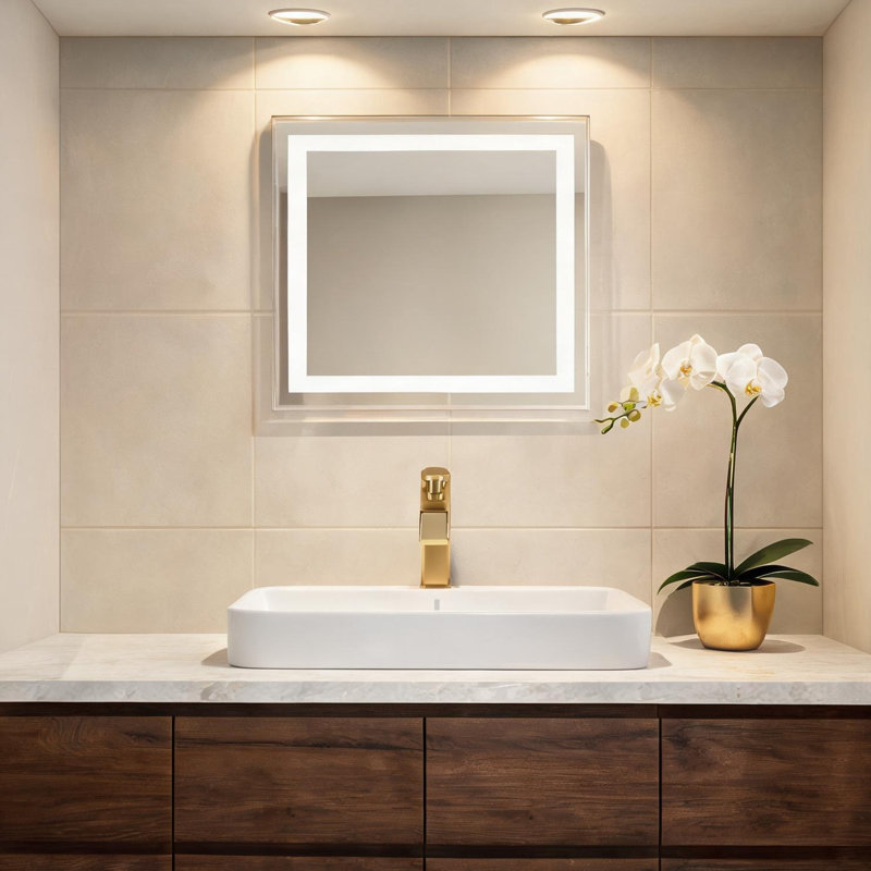 Robinet de salle de bain en métal brossé avec poignée simple, robinet de salle de bain, fabrication en métal, Brushed Gold