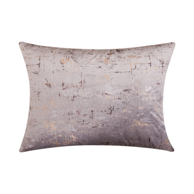 Housse de coussin en velours à motif abstrait | Housses de coussin décoratif | Pièce unique | Rectangulaire