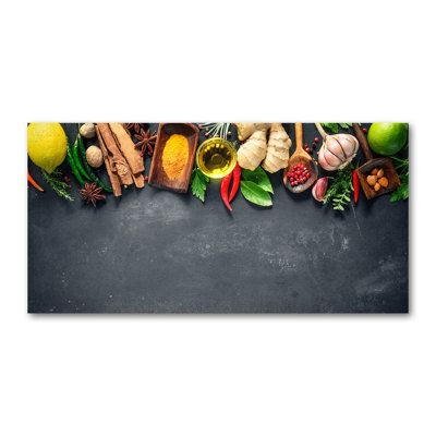 Herbs And Spices - Wrapped Canvas Print