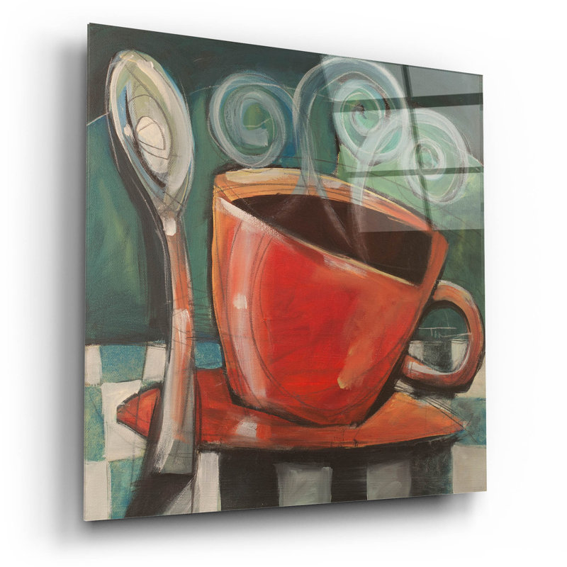 «Cup And Spoon» par Tim Nyberg, H 12 po x l 12 po x P 0,13 po
