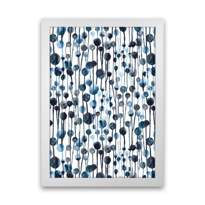 Dripping Dots Navy - Print