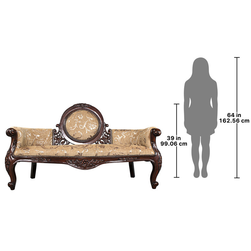Victorian Cameo Upholstered Settee