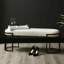 Cordasia Stylish Velvet Bench for Bedroom Furniture, Modern Bench with Iron Metal Legs