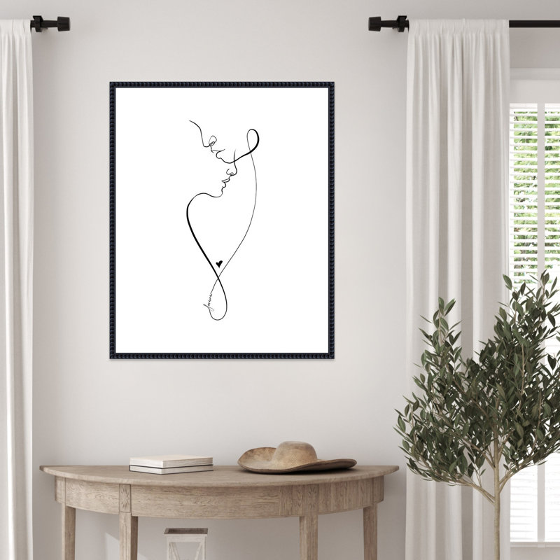 "Forever" par Obaid, reproduction d'art sur toile encadrée, H 28 po x l 23 po