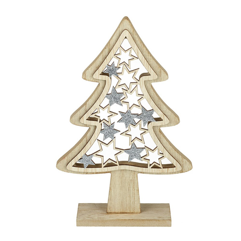 Christmas Tabletop Tree, 26cm H x 17cm W x 5cm D