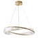 Gentri 1-Light Dimmable LED Unique Geometric Chandelier with Crystal Accents