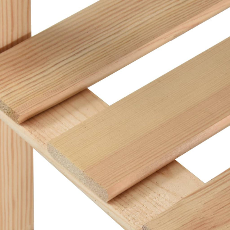 Melio 66.9'' W Solid Wood Shelving Unit