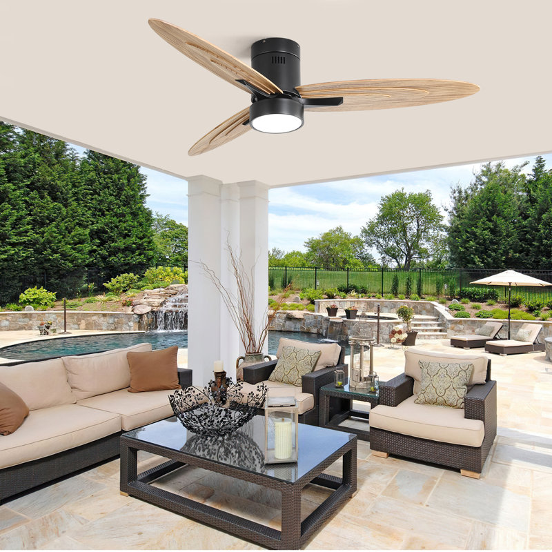 HOMLUX 56" Ceiling Fan With LED Lights & Remote Control