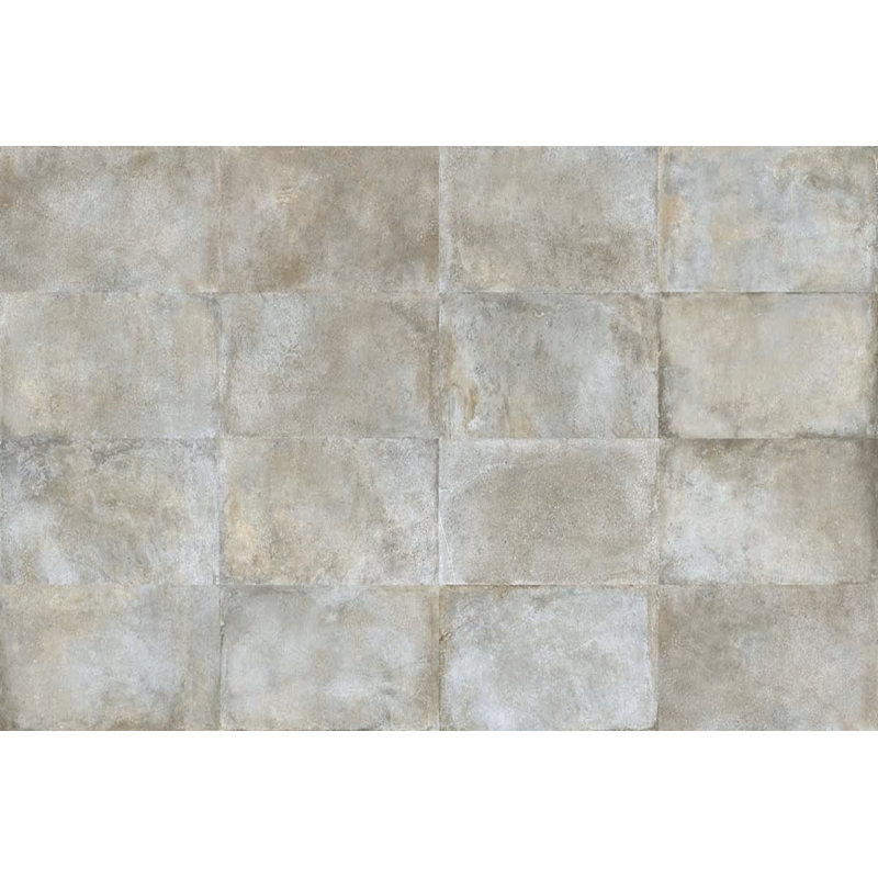 24" x 48" Porcelain Stone Look Wall & Floor Tile, Beige/Gray