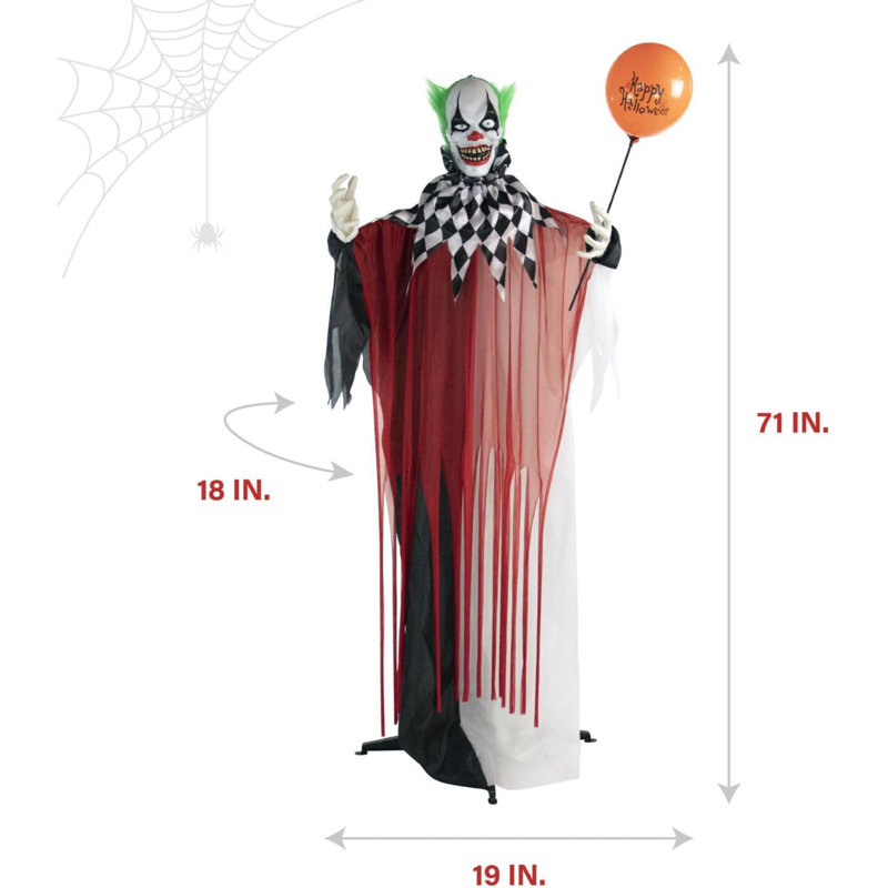 Clown debout 71 "d'Halloween