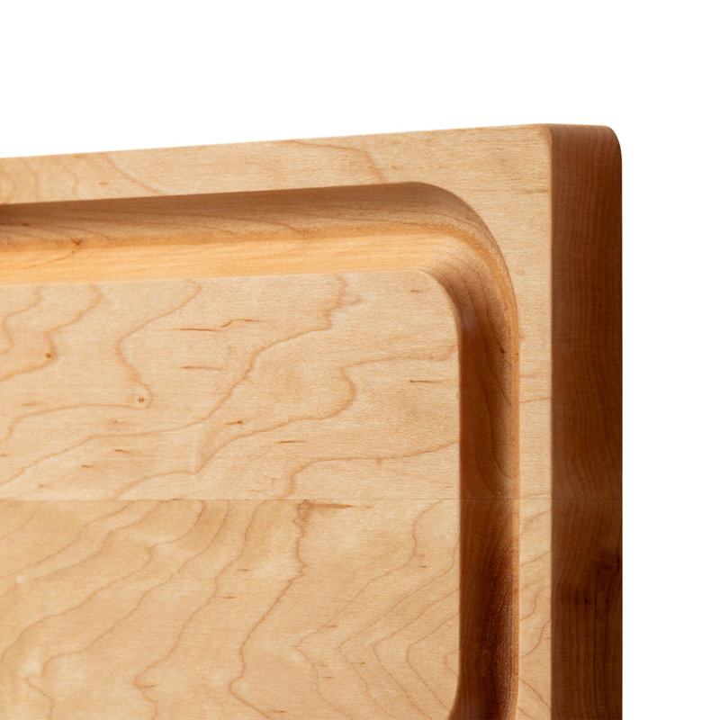 John Boos Maple Wood Chop N Slice Reversible Cutting Board, 12" x 8"
