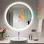Deovion Round LED Mirror with Bluetooth