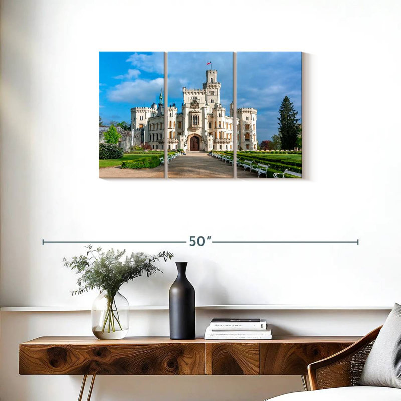 Hluboka Castle, 20" H x 33" W