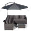 Yancey 5 Seater Rattan Corner Sofa Set-40476581