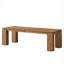 Table de salle à manger en bois gris imitation bois, idéale pour les repas en famille, pouvant accueillir de 6 à 8 personnes, avec un piètement robuste à quatre pieds.