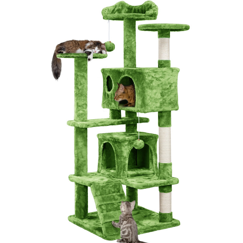 Multilevel  Cat Tree, Green