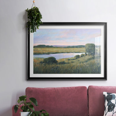 Spring Marsh II, reproduction d'art encadrée