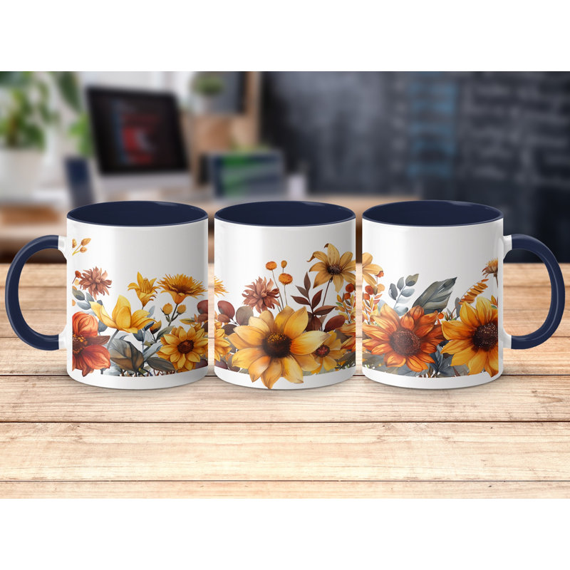 Ceramic Coffee Mug, Navy