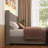 Corduroy Upholstered Platform Bed With Drawers, LED Light, Wingback Headboard, And Footboard, No Box Spring Needed-822344868