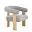 Chaise avec accoudoirs rembourrée Mamanbai-752395748