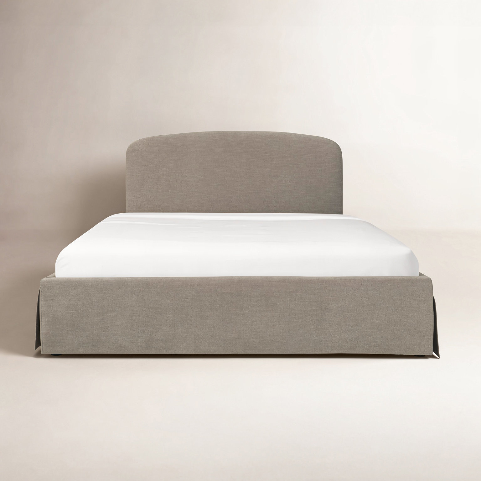Windcrest Storage Platform Bed, King, Tan