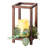 12 Set/36 Pcs Wooden Wedding Lantern Centerpiece, Includes 12 Wooden Lantern Candle Holder 12 Flameless LED Candle 12 Eucalyptus Leaves Wreath for Wedding Table Party Farmhouse Decor, Brown-791600406