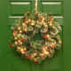 The Holiday Aisle® 24 in. Wintry Pine Wreath with LED Lights
