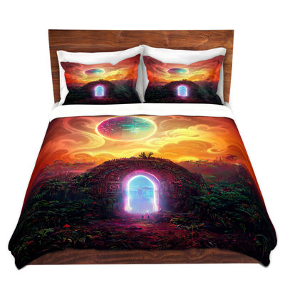 DiaNoche Duvet Cover Sets Microfiber by Wumples - Portal to Paradise
