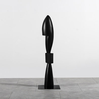 Black Boho Solid wood Decorative Object