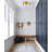 Mid-century 2-light Gold Ceiling Light Flush Mount