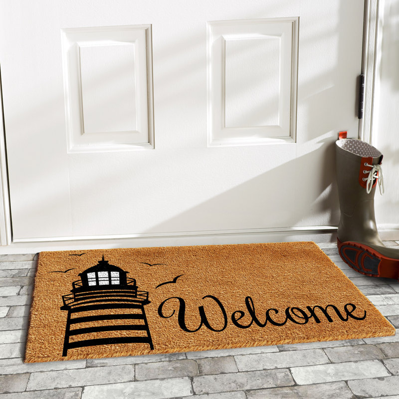 Tapis d'entrée antidérapant Goodwin, Rectangle 1 pi 5 po x 2 pi 5 po