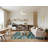 Machine Washable Abstract Green Area Rug-780148504