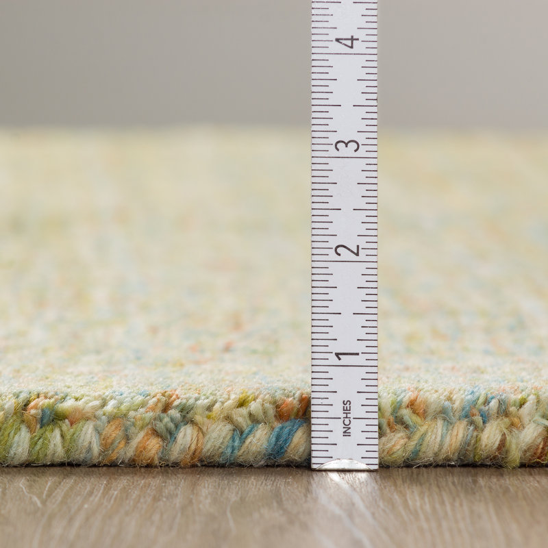 Tapis en laine touffeté à la main Glenville, Tapis de couloir 2 pi 3 po x 7 pi 6 po