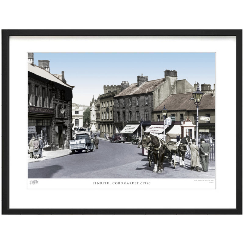 Penrith, Cornmarket C1950 1 Piece Single Picture Frame Wall Art, 45cm H x 60cm W x 2.3cm D