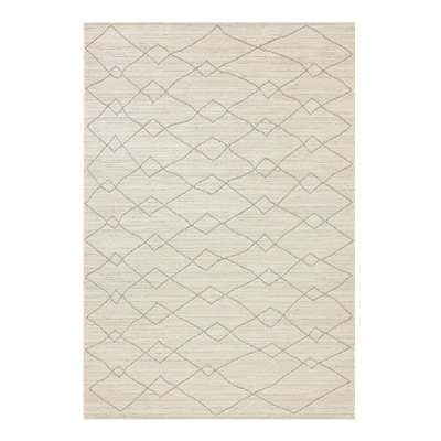 Maresia Lines Area Rug, Ivory