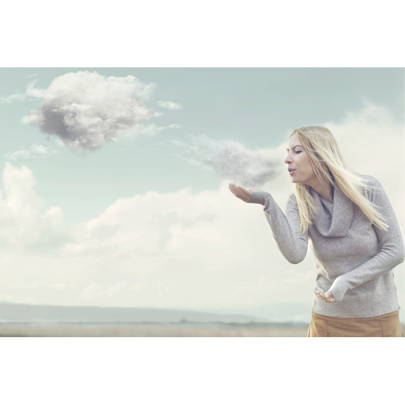 Woman With Powers - Wrapped Canvas Print, 30cm H x 46cm W x 3.8cm D