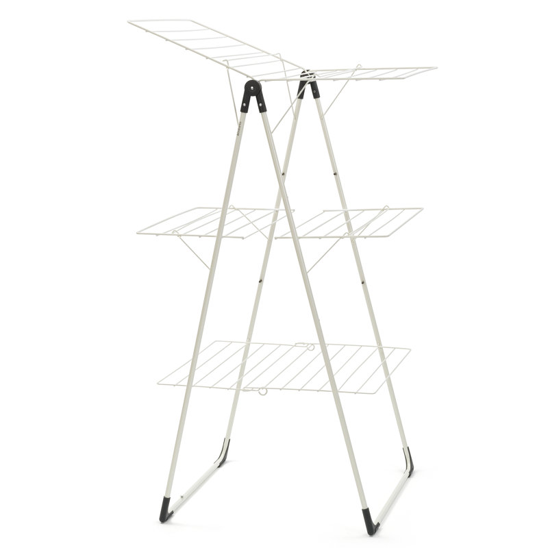 Séchoir à vêtements pliable en tour brabançon, Blanc