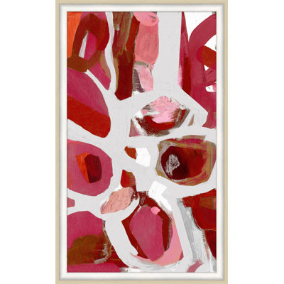 Crimson Interval 2 Painting by Lillian August
