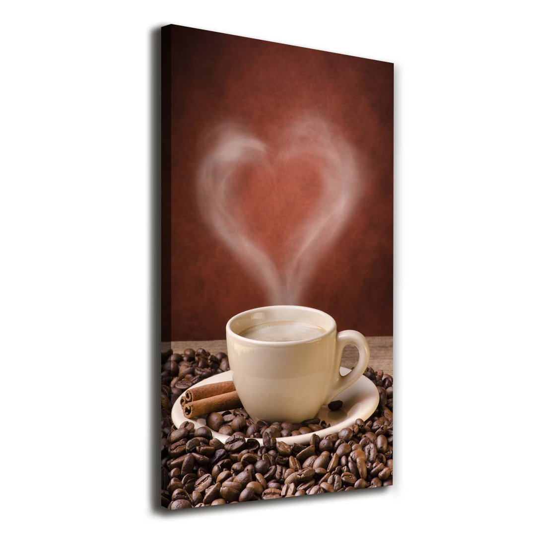 Aromatischer Kaffee - Kunstdrucke auf Leinwand - Wrapped Canvas