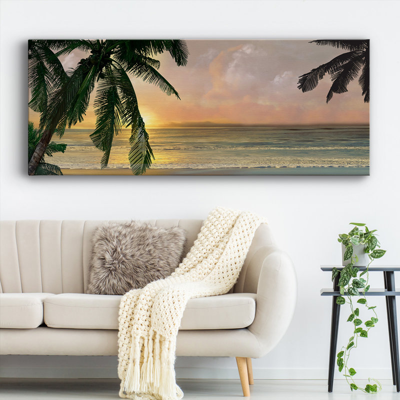 Sunset Cove I sur toile, H 8 po x l 20 po x P 1,5 po